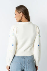Brady Embroidered Sweater