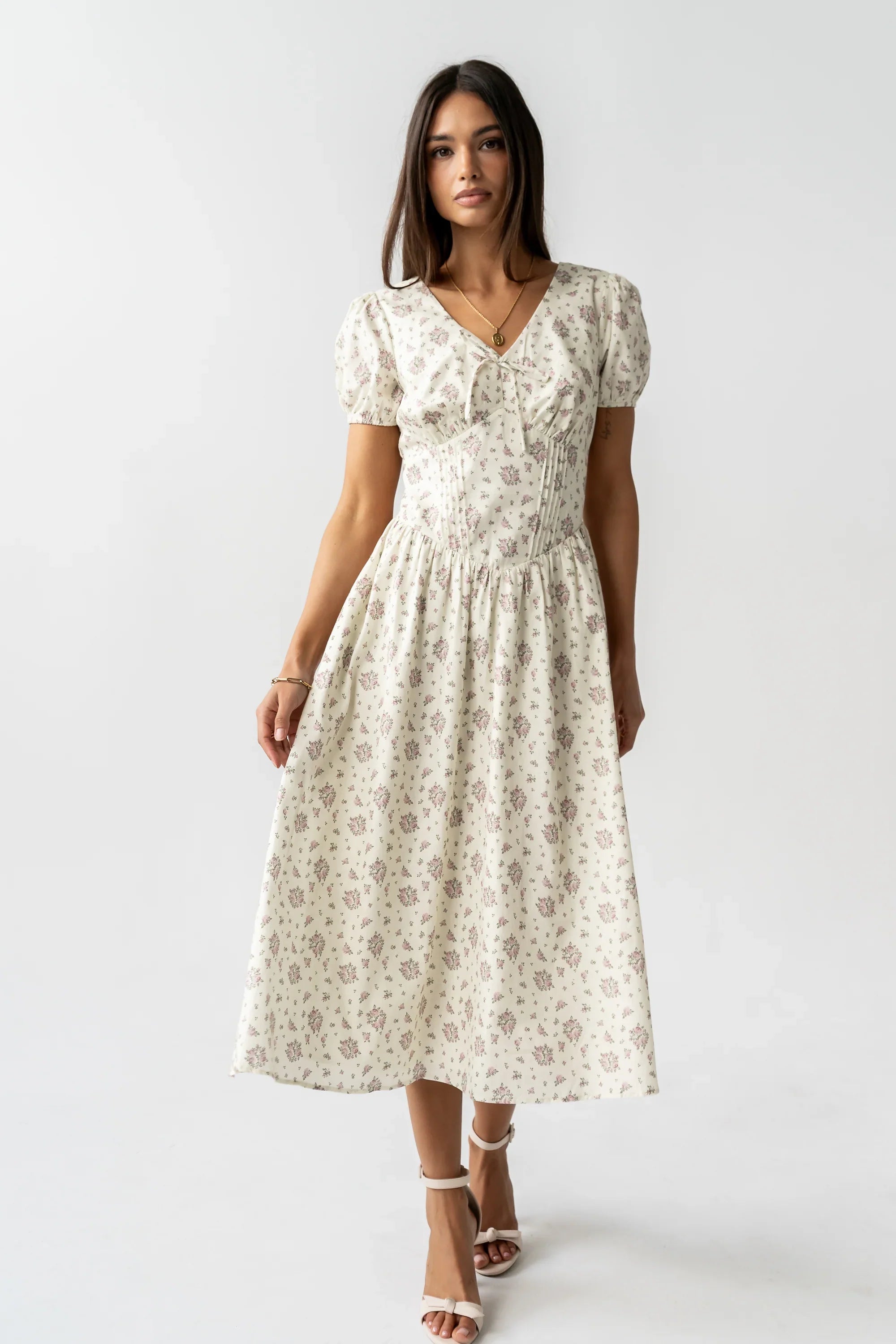 Trish Floral Midi Dress