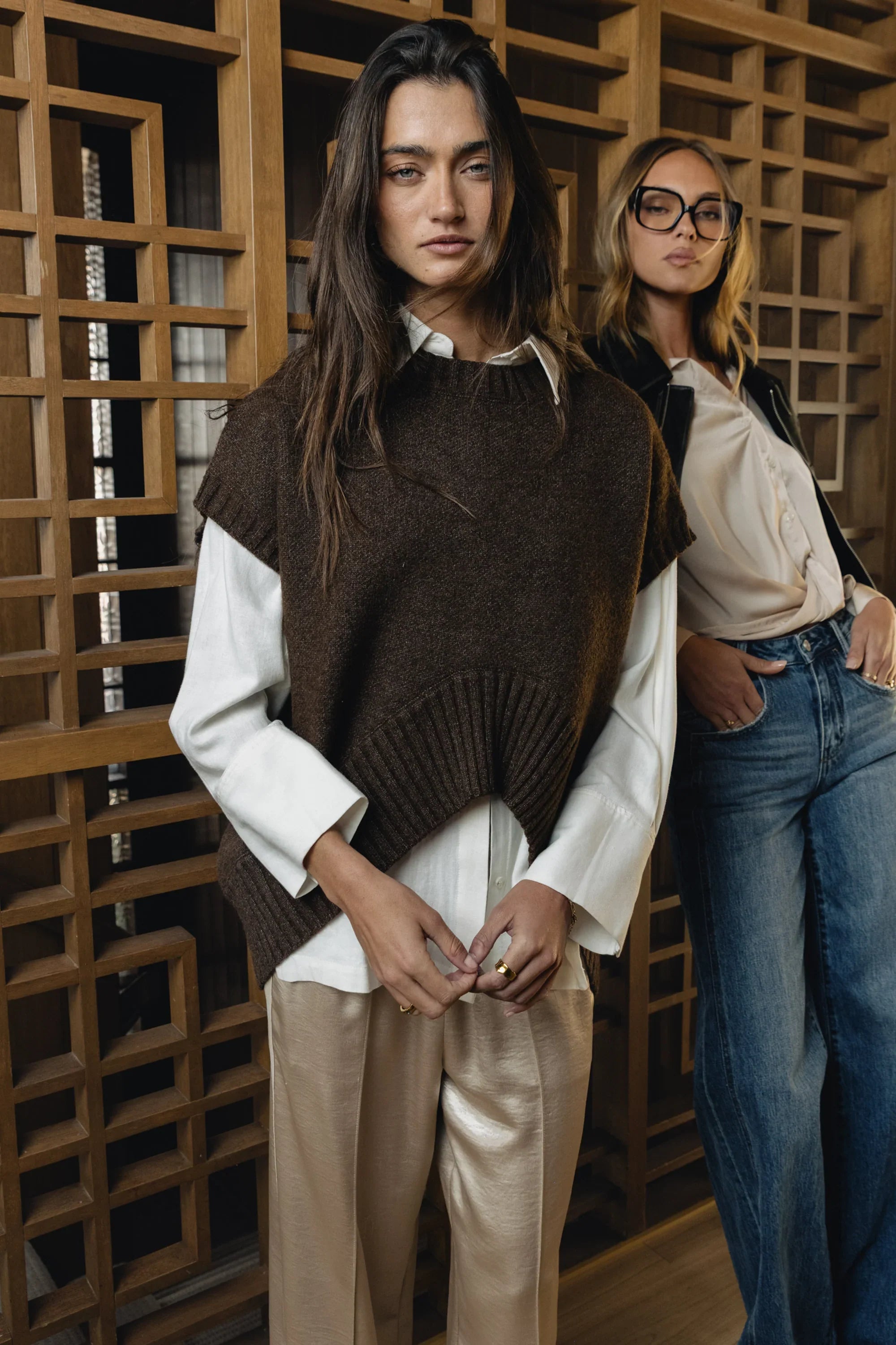 Paloma Knit Sweater in Brown