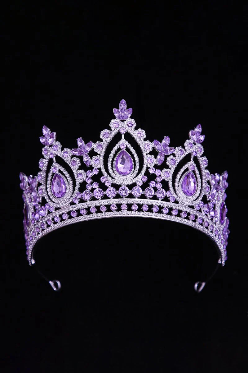 Chic Green Crystal Tiara