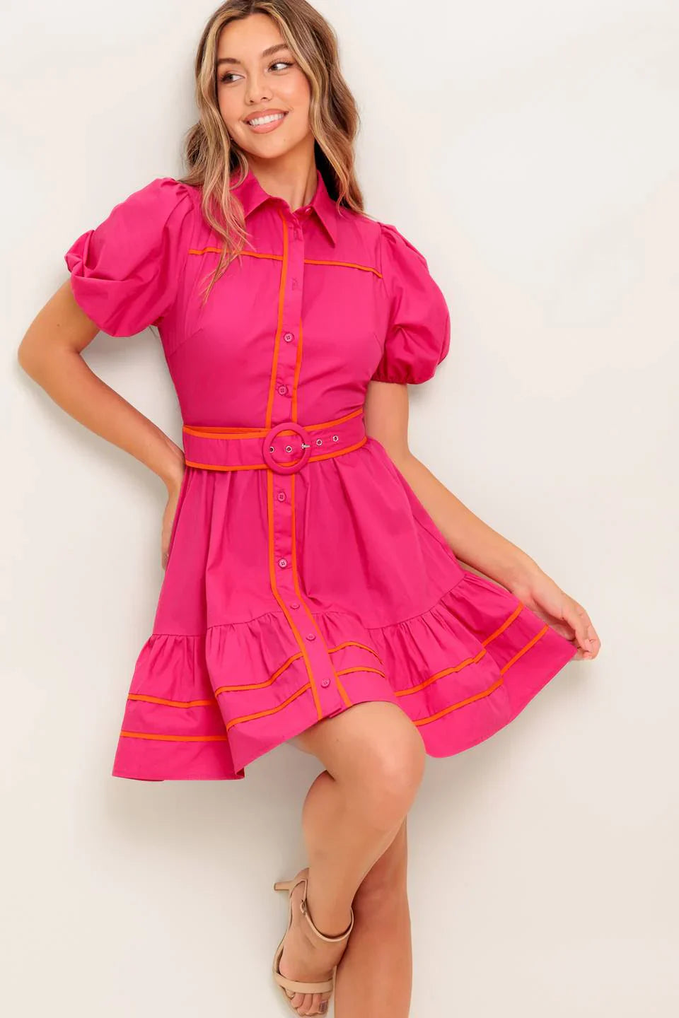 VIVA MINI DRESS FUCHSIA