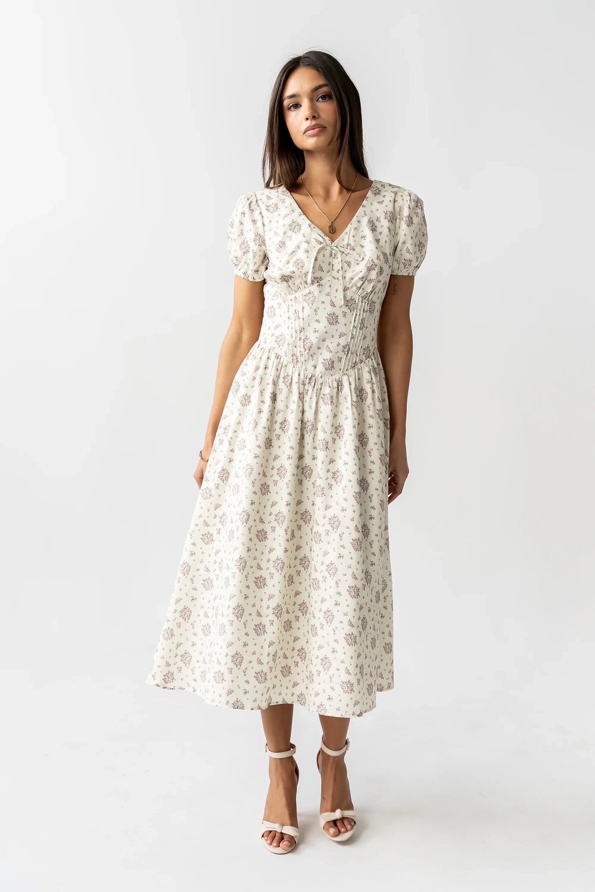 Trish Floral Midi Dress