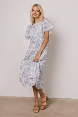 Theresa Floral Midi Dress FINAL SALE