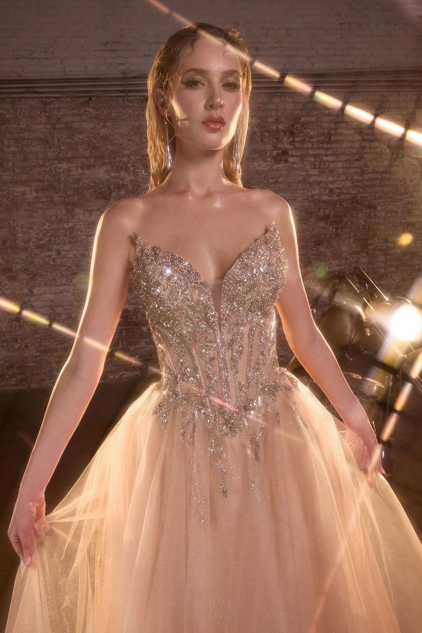 Jolia Gown A Line Corset Tulle Dress
