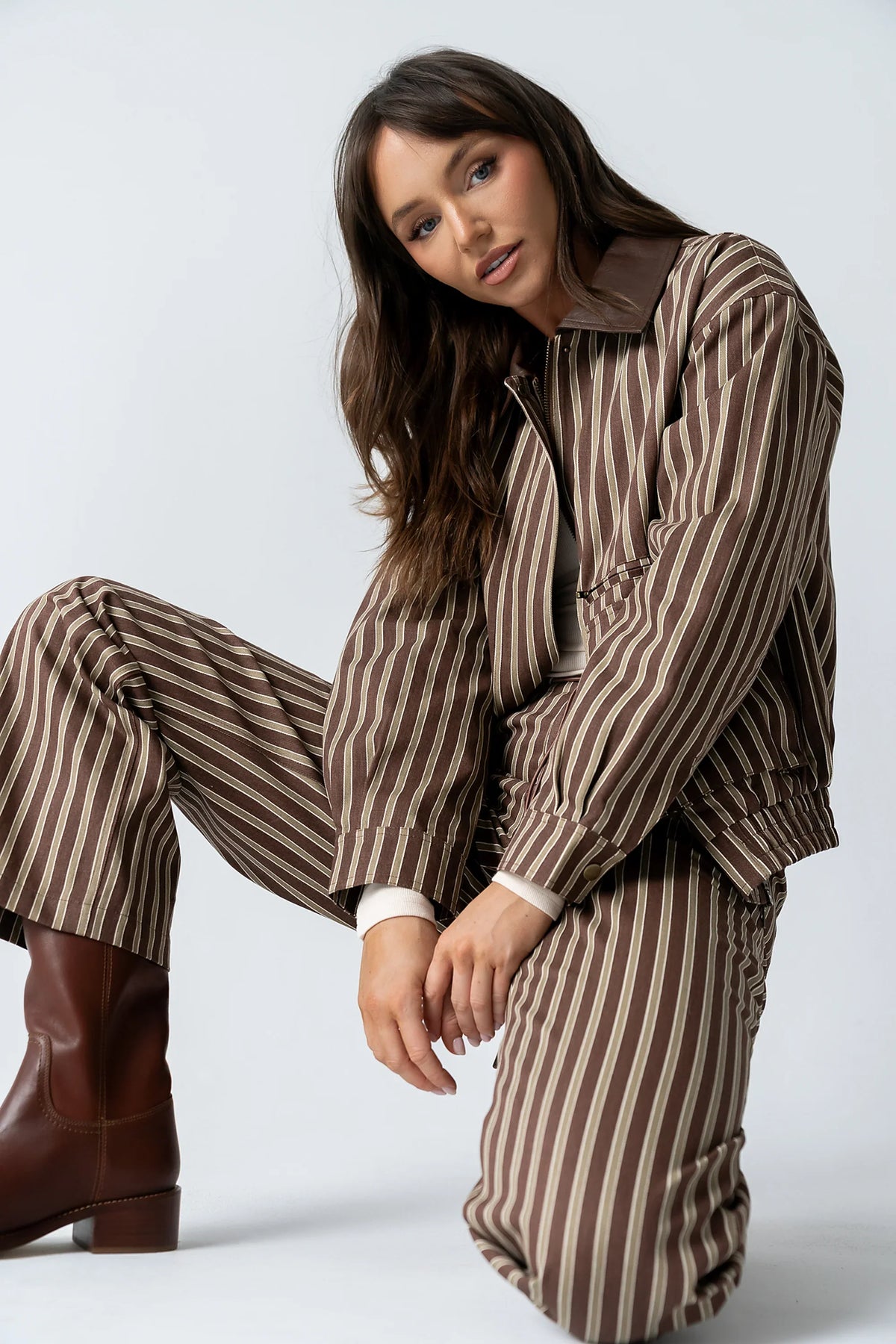Carla Striped Utility Jacket FINAL SALE