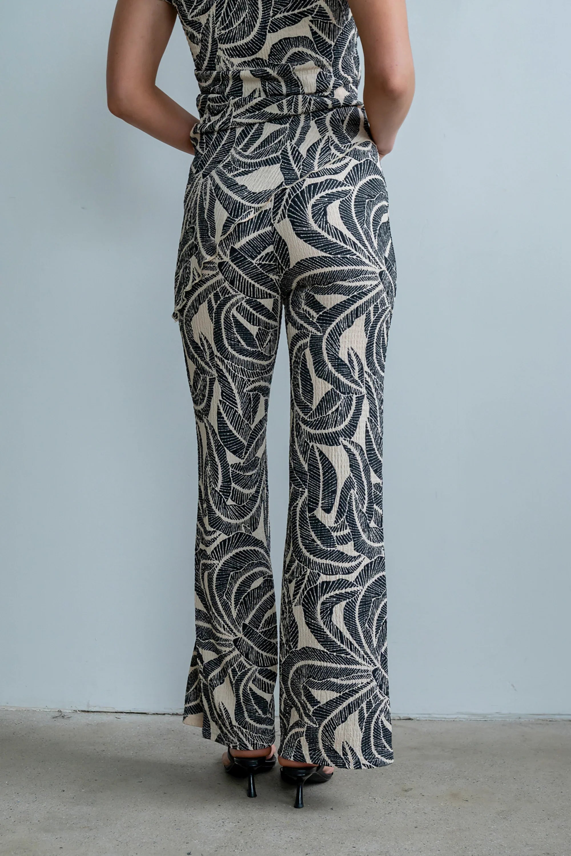 Minnie Abstract Wide Leg Pants