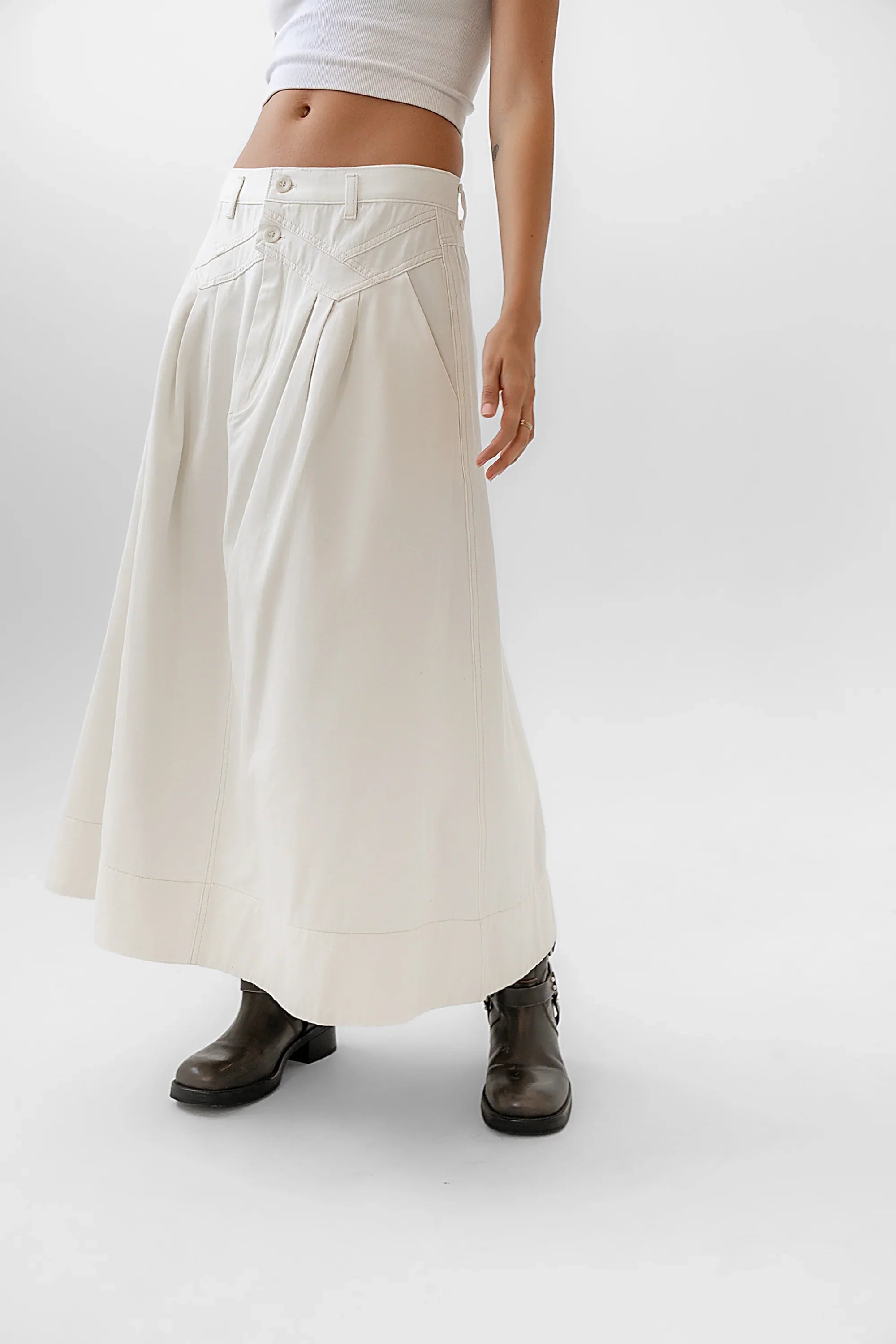 Eddie Denim Maxi Skirt FINAL SALE