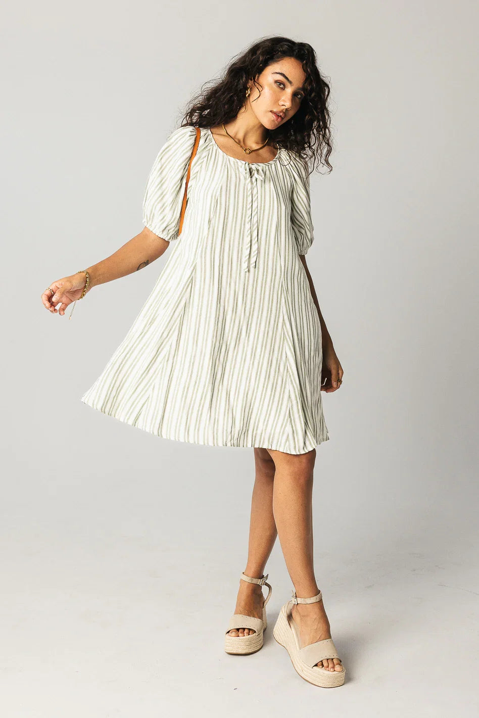Jenny Striped Babydoll Dress FINAL SALE