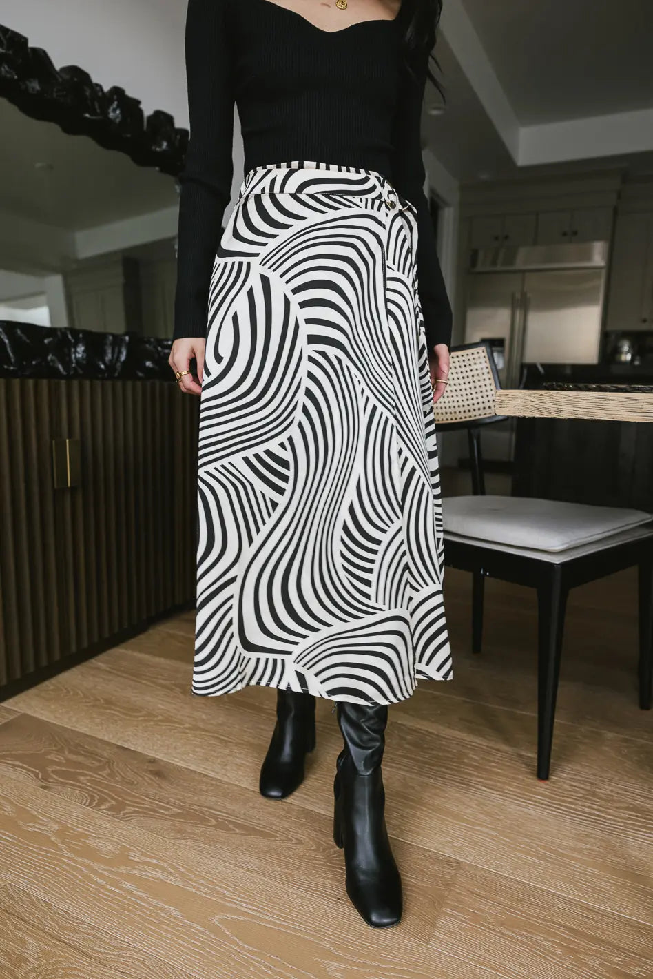 Lydia Abstract Skirt FINAL SALE