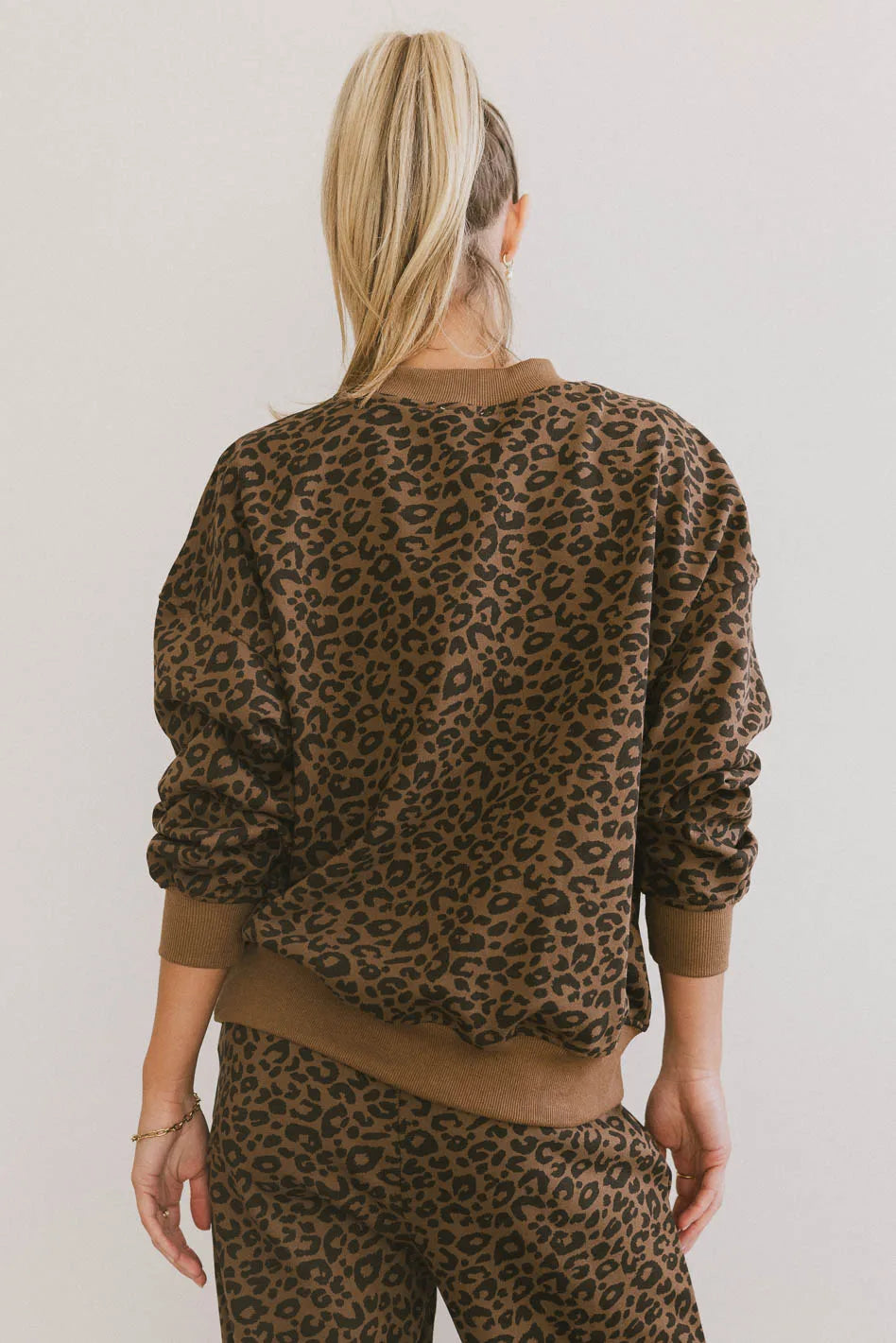 Tessa Leopard Sweatshirt FINAL SALE
