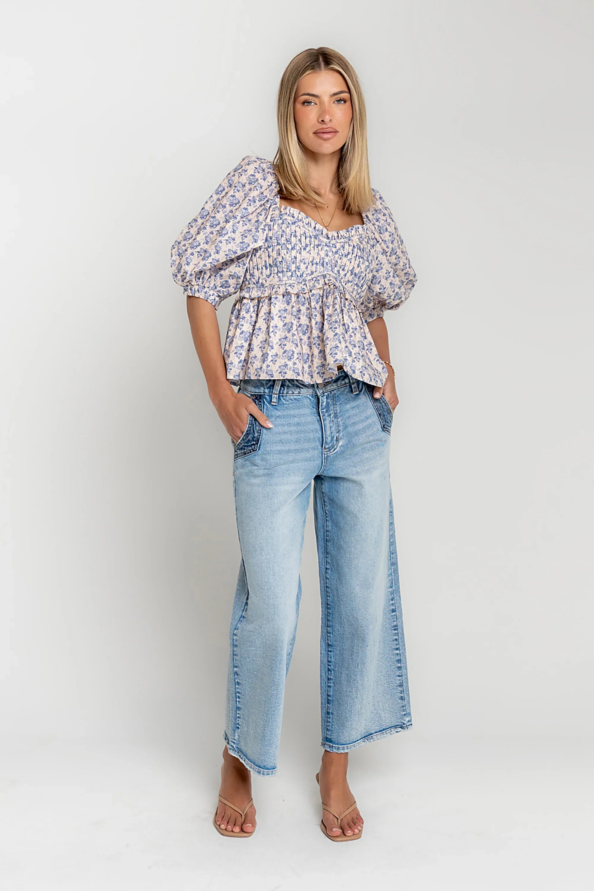 Andrea Peplum Blouse