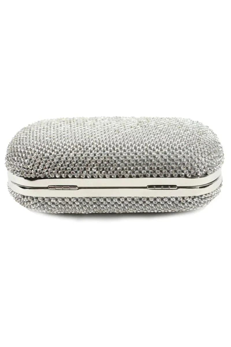 Beautiful Metal With Crystal Rhinestone Adjustable Bridal Purse