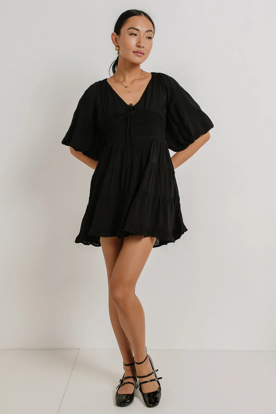 Little Runaway Mini Dress in Black FINAL SALE