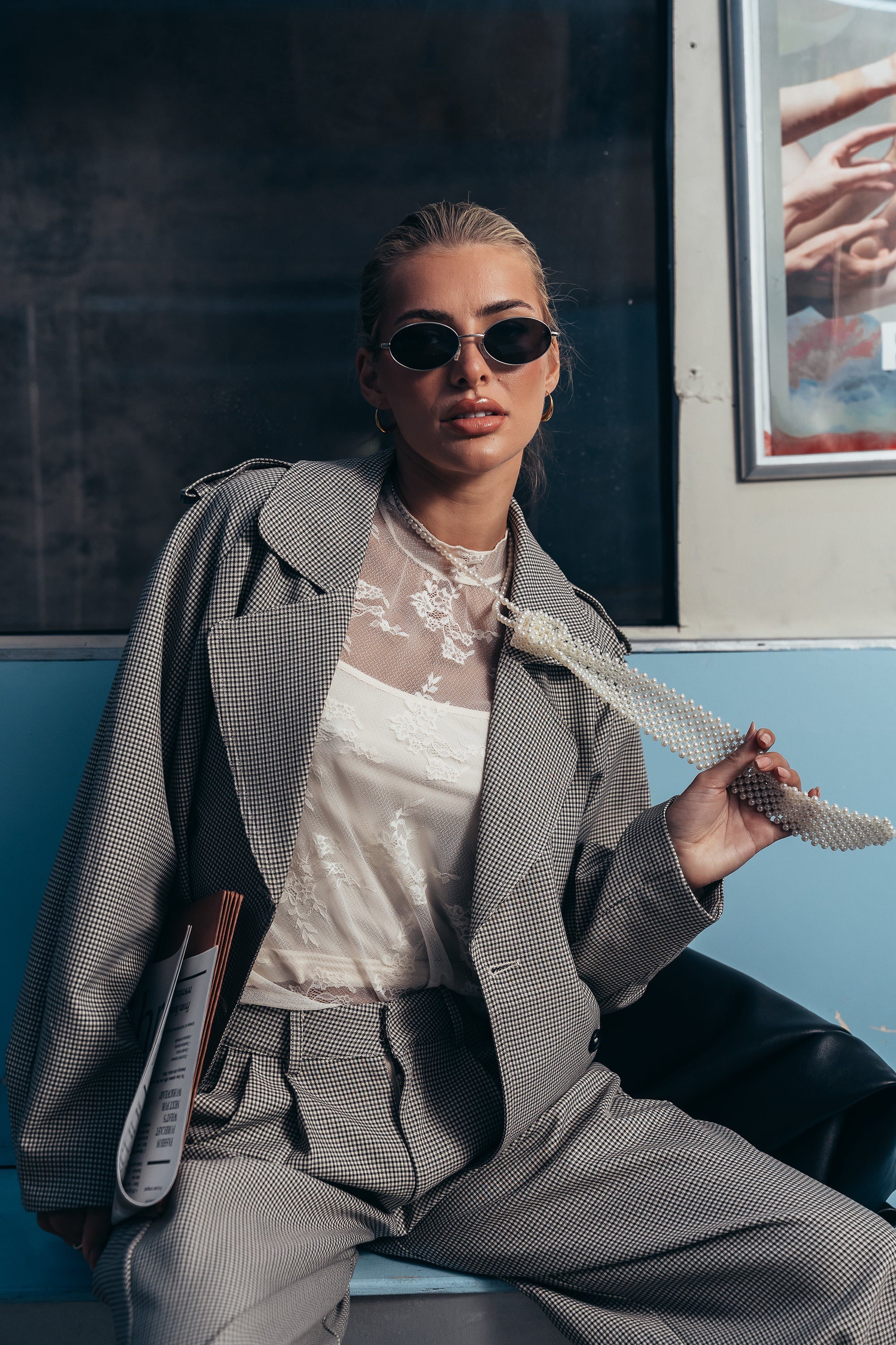 Abby Cropped Trench Coat
