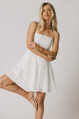 Valarie Embroidered Mini Dress FINAL SALE
