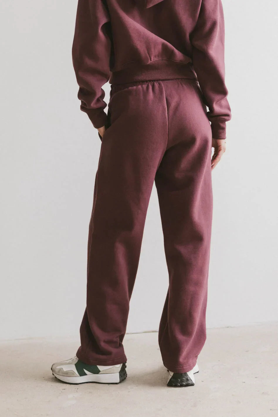 Ezra Sweatpants in Burgundy FINAL SALE
