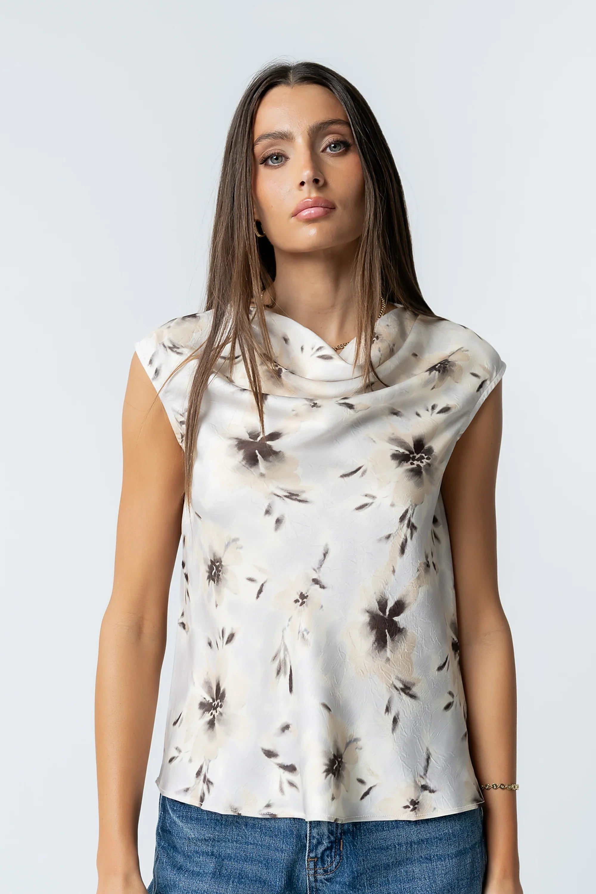 Juney Satin Top