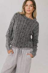 Marquette Cable Knit Sweater FINAL SALE