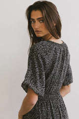 Allorah Ditsy Floral Midi Dress FINAL SALE