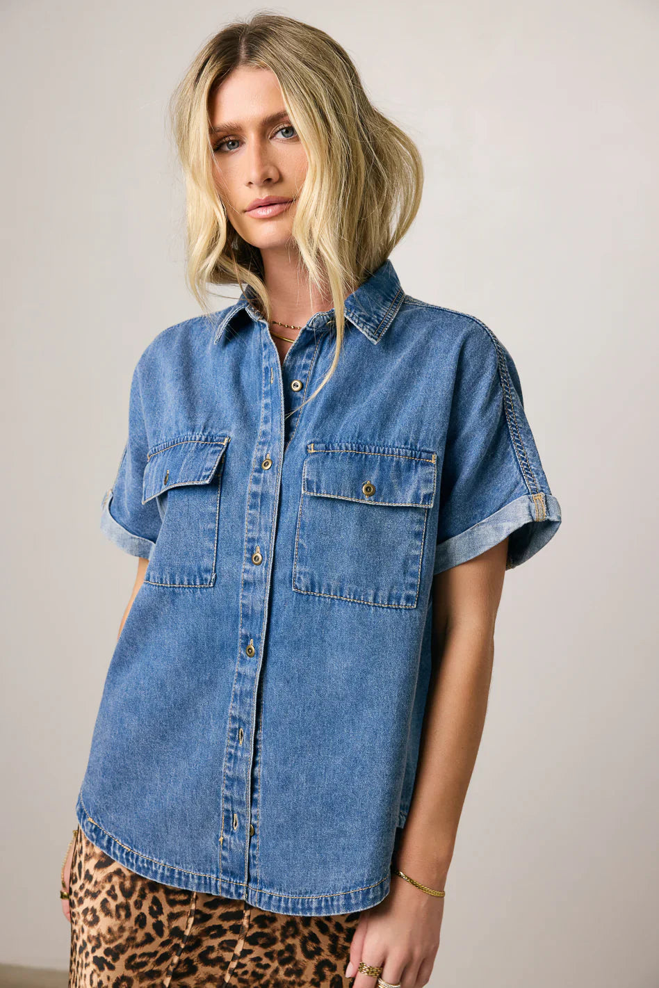 Luca Denim Button Up FINAL SALE