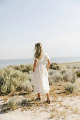 Fool For You Midi Dress in Cream FINAL SALE