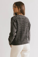 Lane Cable Knit Cardigan FINAL SALE