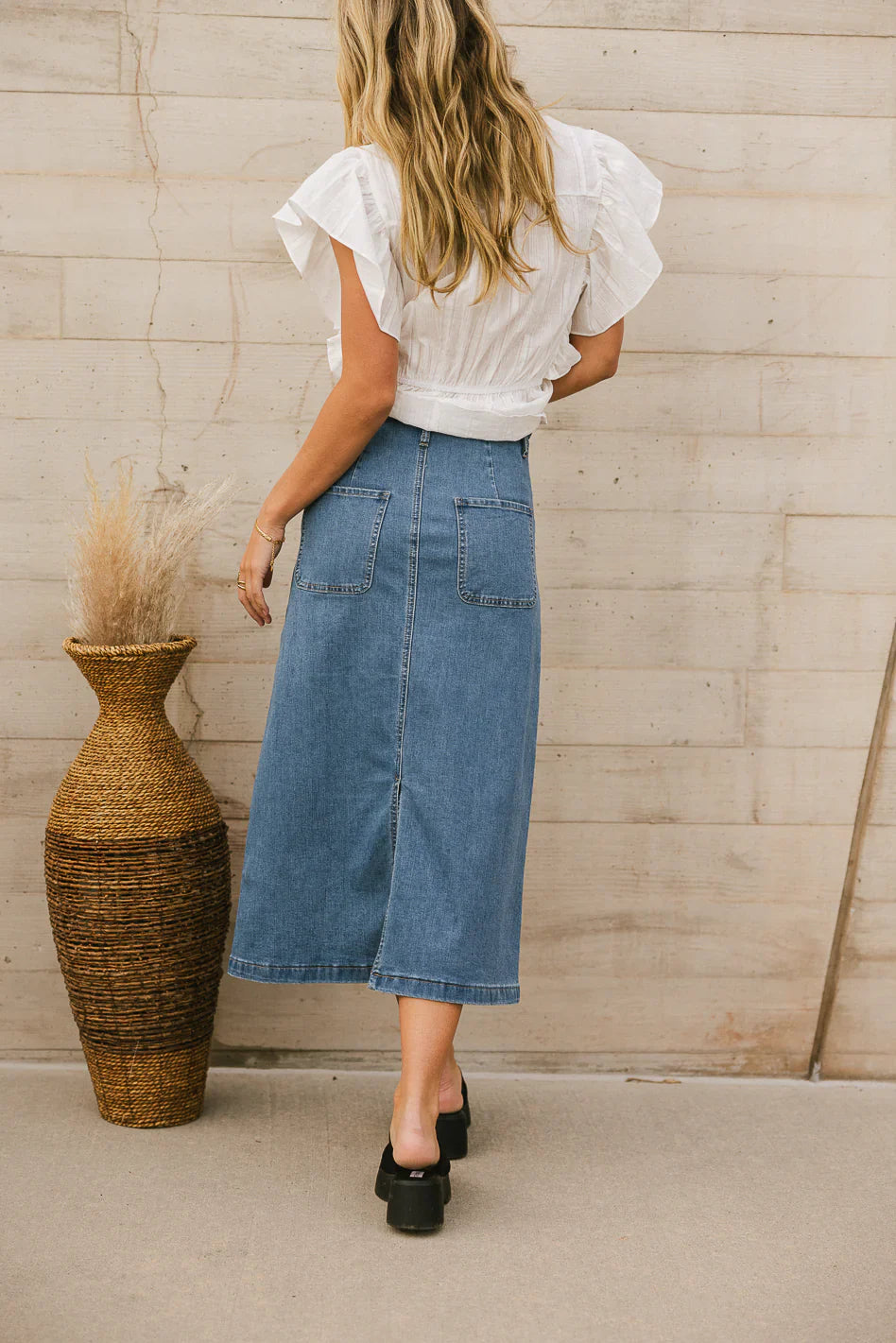 Marina Denim Skirt FINAL SALE