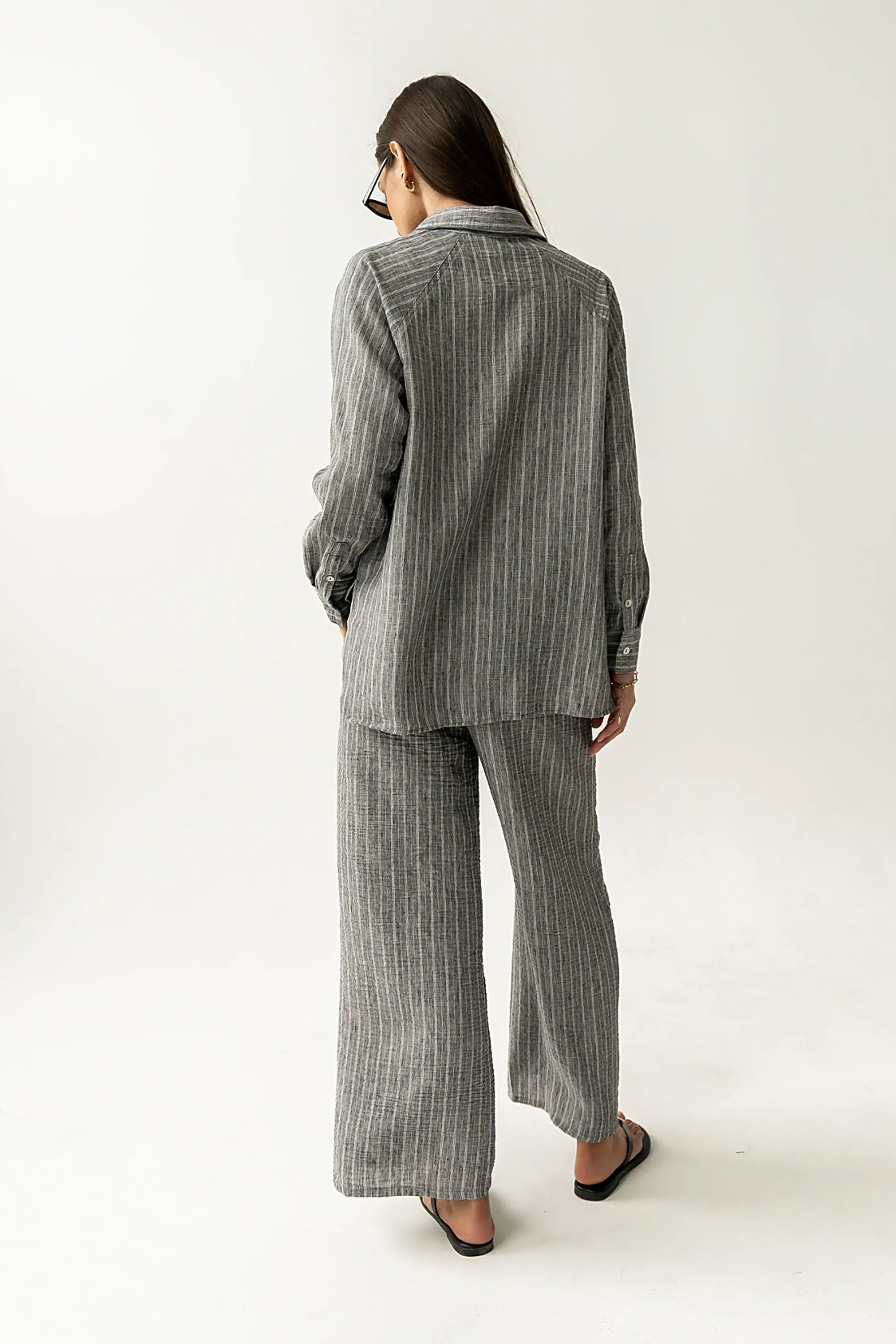 Conner Wide Leg Pants in Black