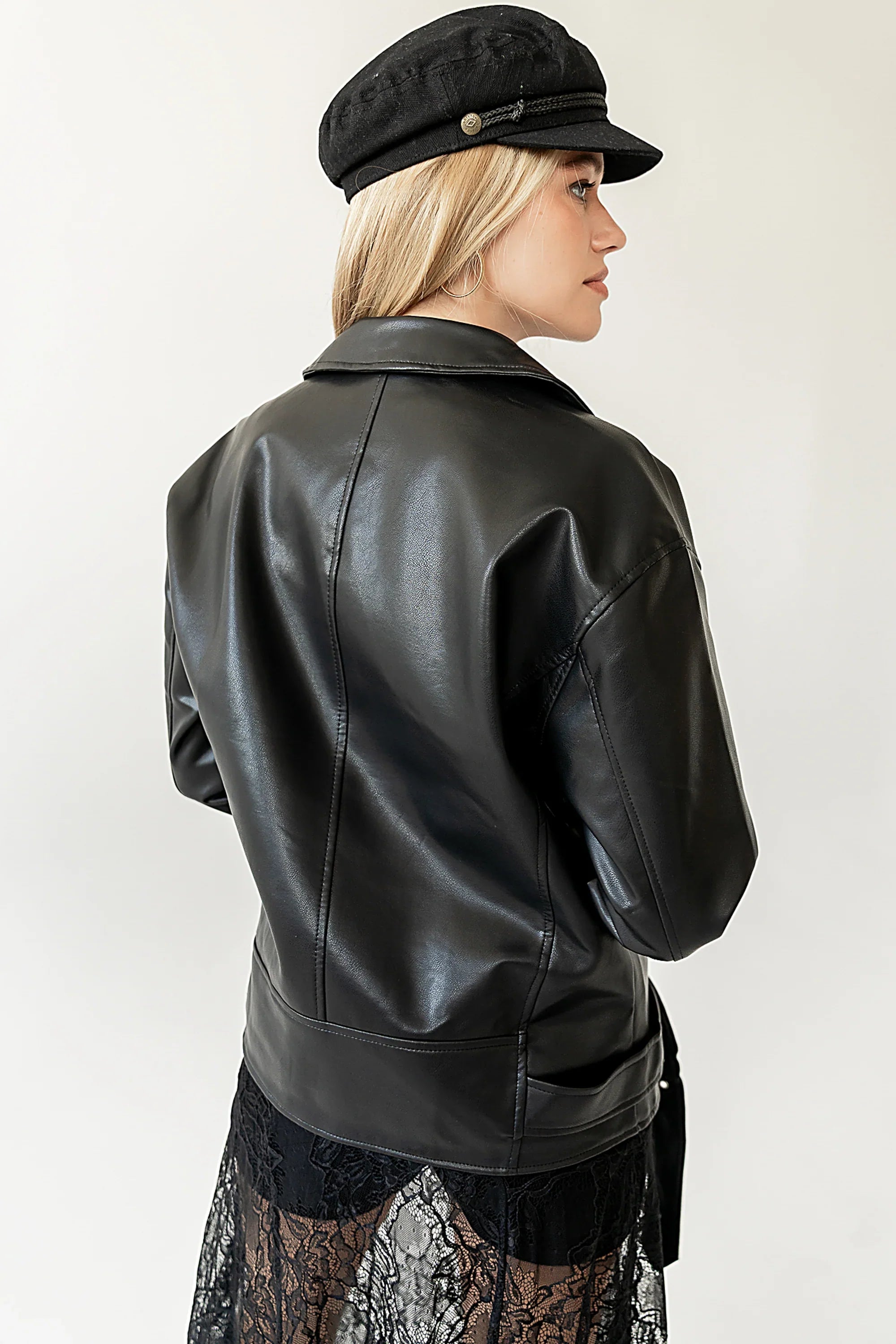 Kylie Vegan Moto Jacket FINAL SALE