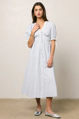 Romy Lace Trim Midi Dress FINAL SALE