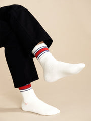 Athleisure Rib Cashmere Mens Crew
