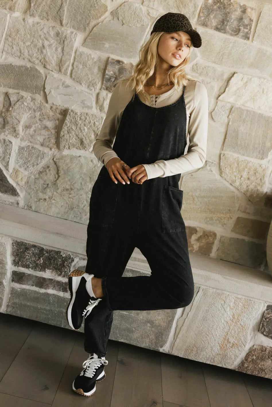 Bram Overalls in Black FINAL SALE