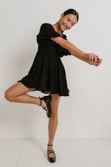 Little Runaway Mini Dress in Black FINAL SALE