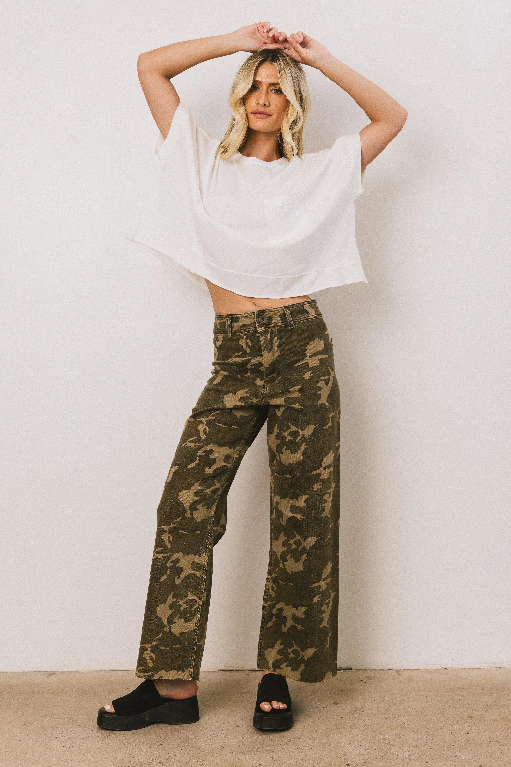 Atlas Camo Wide Leg Jeans FINAL SALE