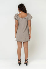 Lowen Plaid Babydoll Dress