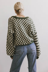 Janey Cardigan in Olive FINAL SALE