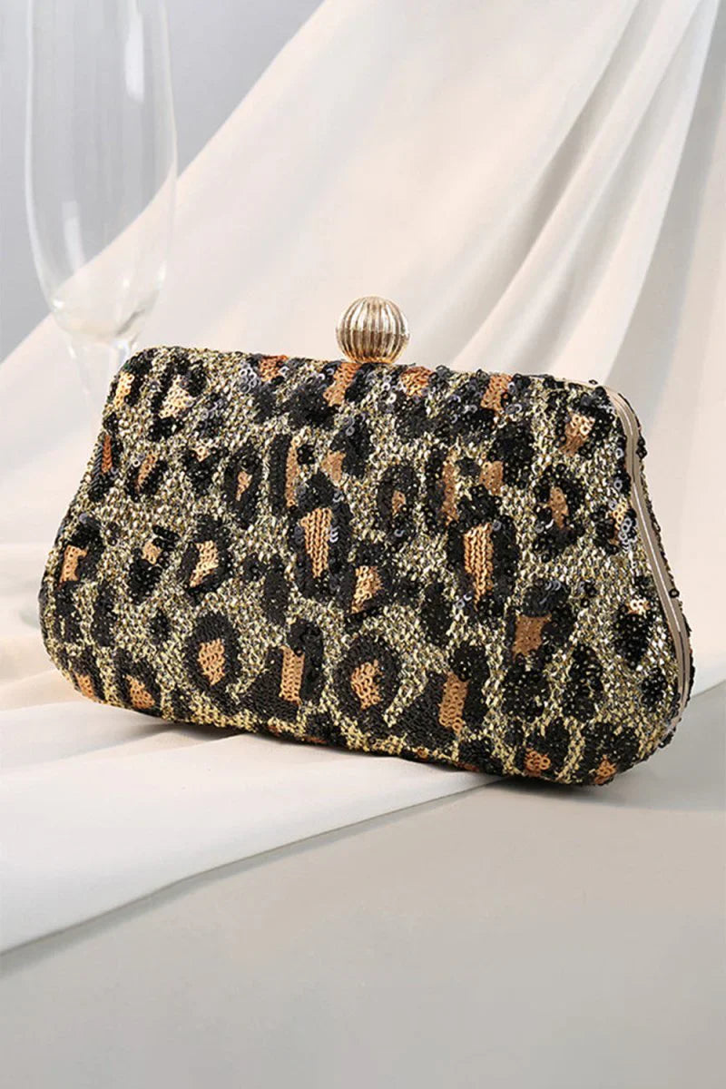 Eye Catching Leopard Clutch Bag
