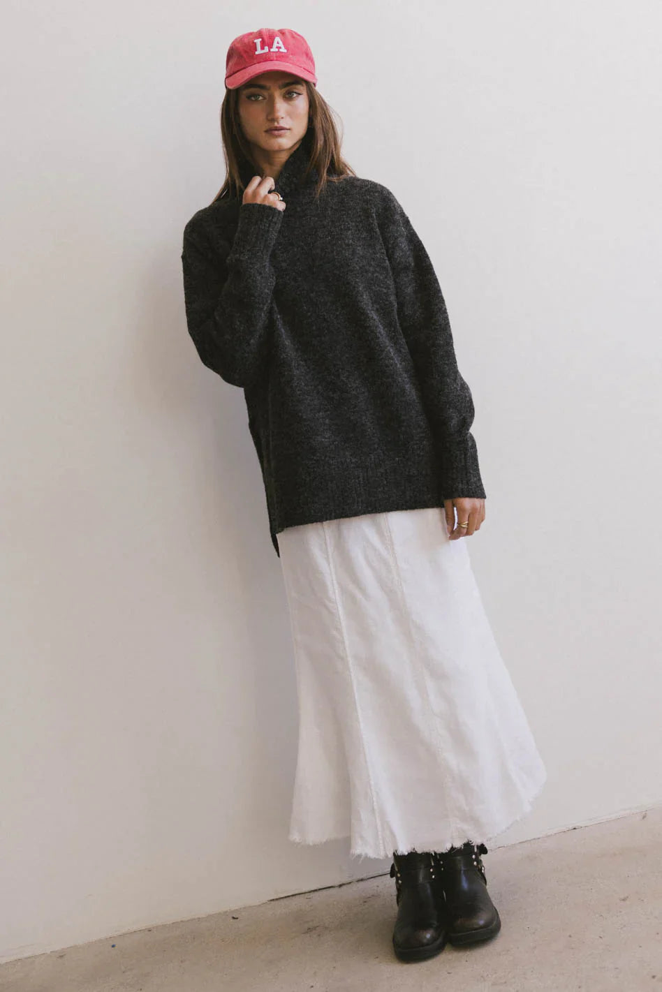 Dae Maxi Skirt in Natural FINAL SALE