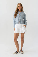 Catalina Pointelle Knit Cardigan