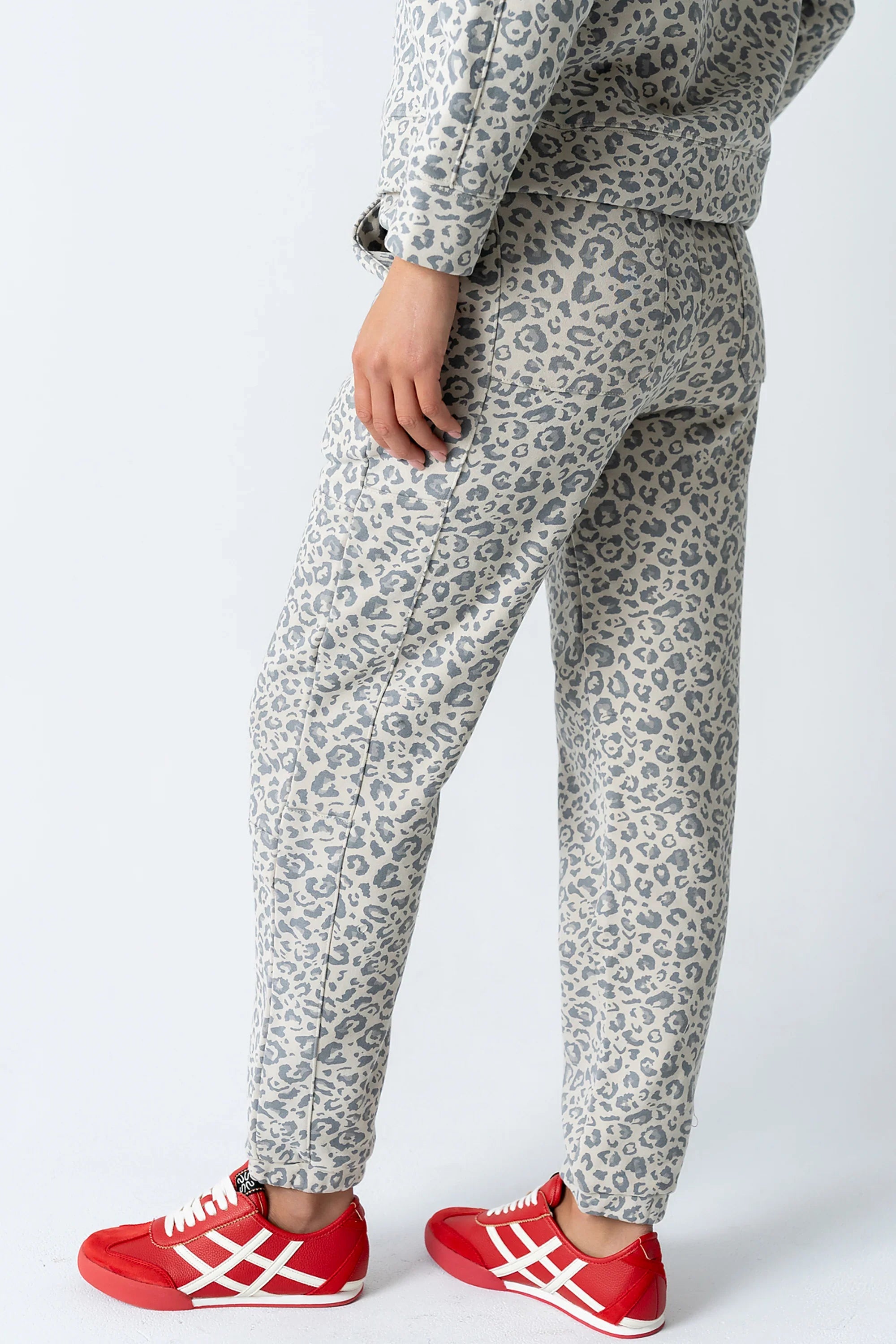 Patricia Barrel Sweatpants in Leopard FINAL SALE