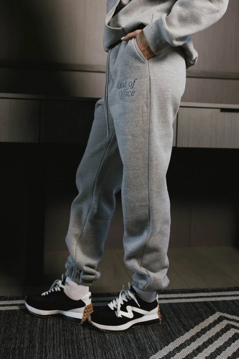 Out of Office Sweatpants in Heather Grey FINAL SALE