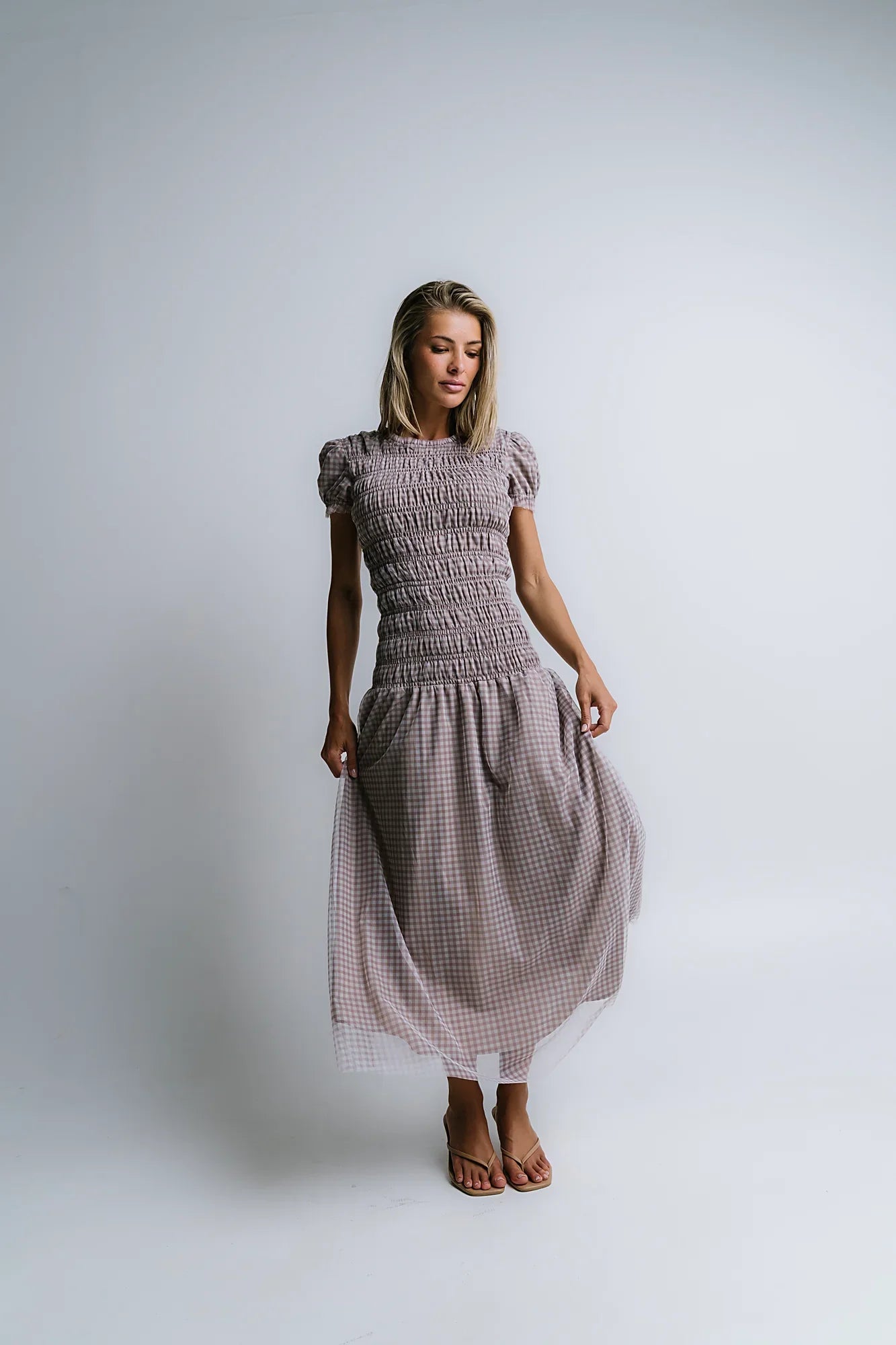 Daisy Gingham Maxi Dress FINAL SALE