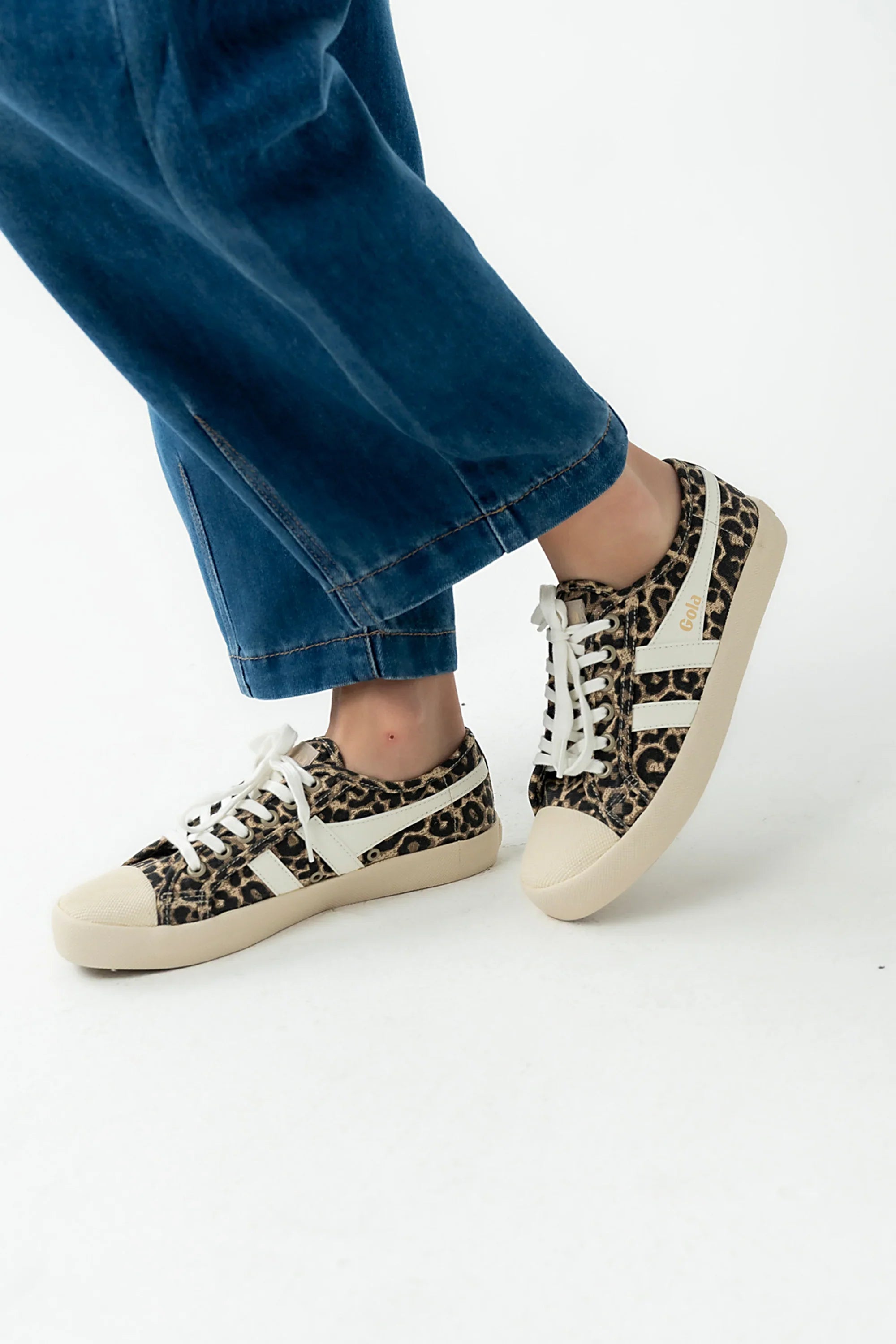 Gola Coaster Leopard Sneaker