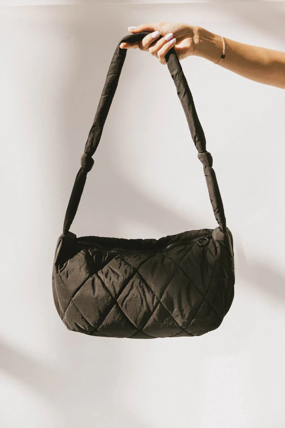 Whimsy Quilted Bag in Black FINAL SALE