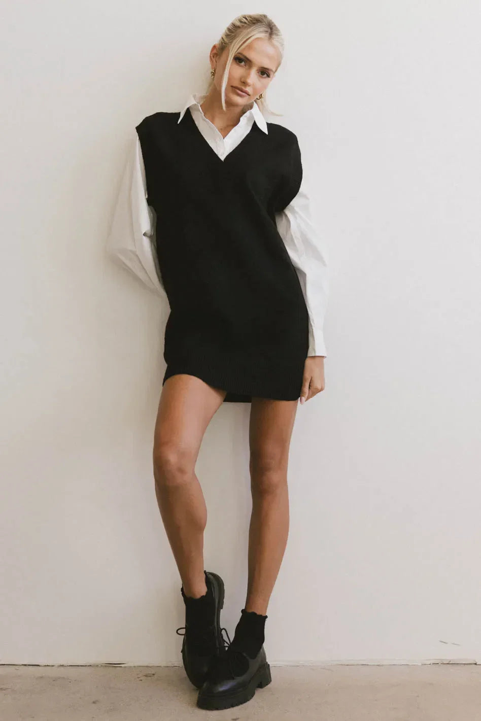 Dottie Mini Dress in Black FINAL SALE