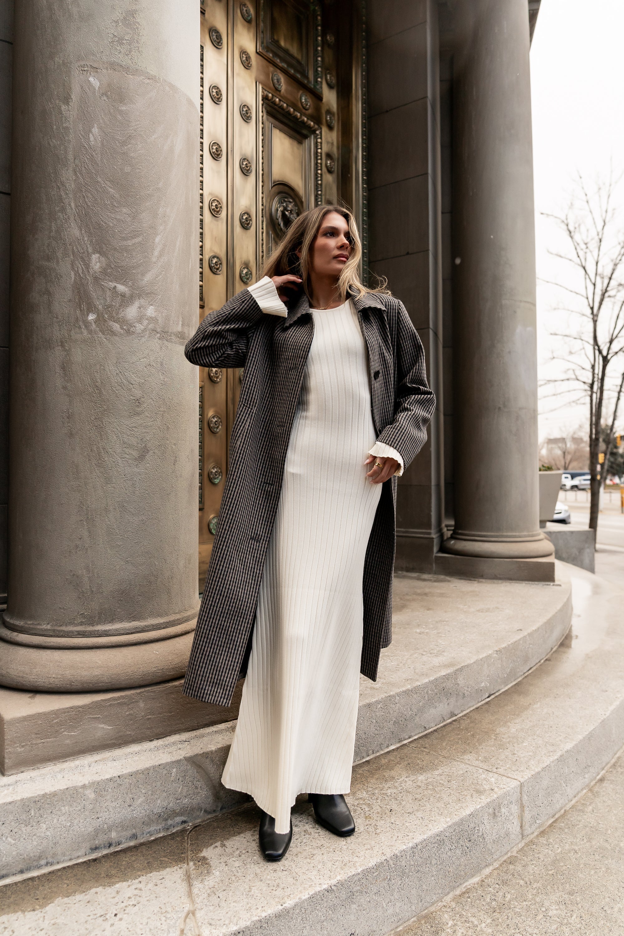 Torrey Maxi Dress in Cream