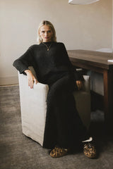 Charlotte Knit Sweater in Black FINAL SALE