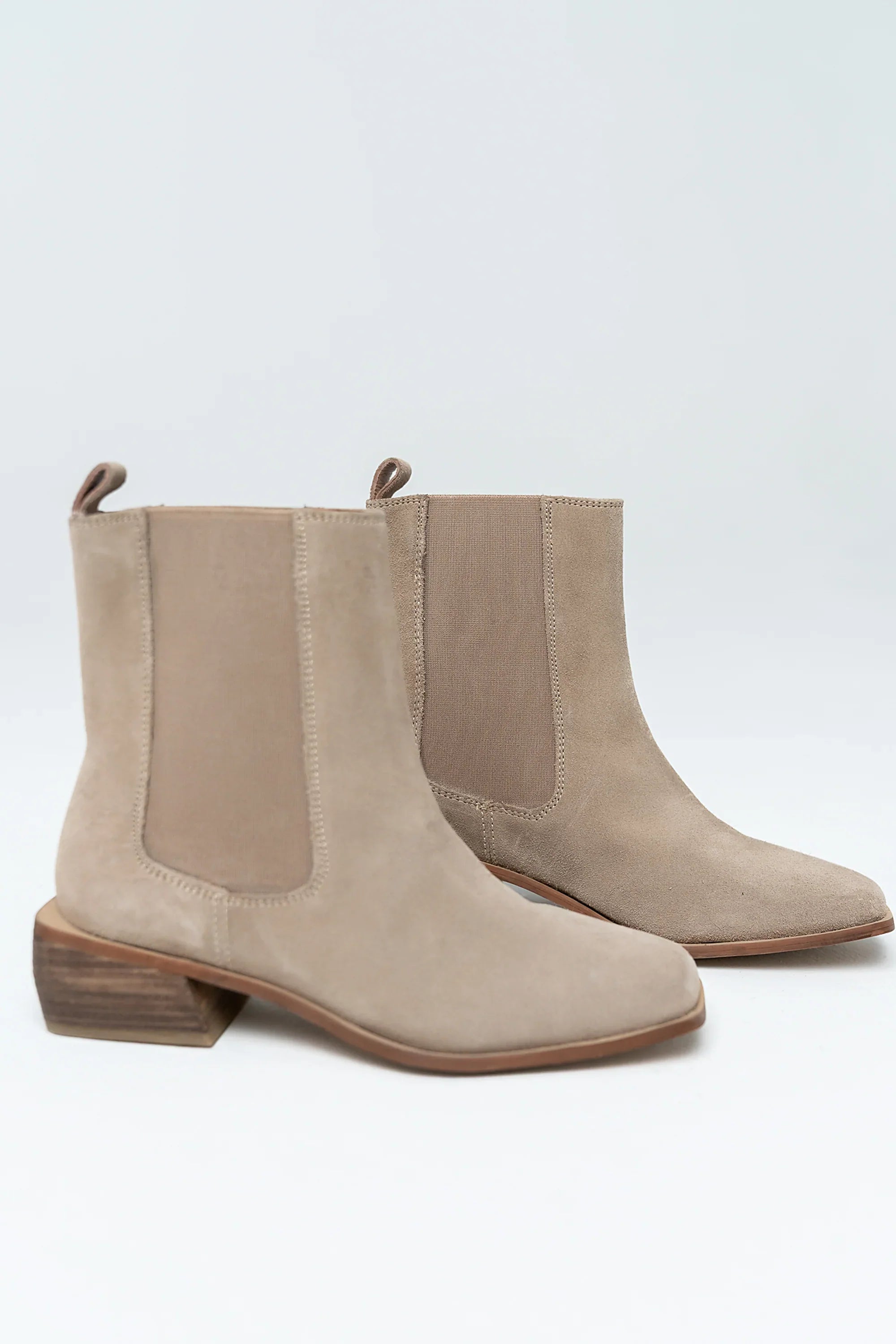 Effie Ankle Boot in Taupe FINAL SALE