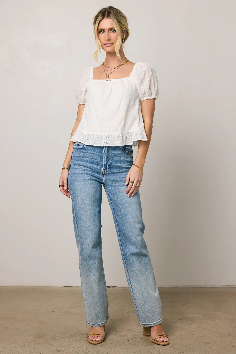 Olivia Embroidered Blouse FINAL SALE