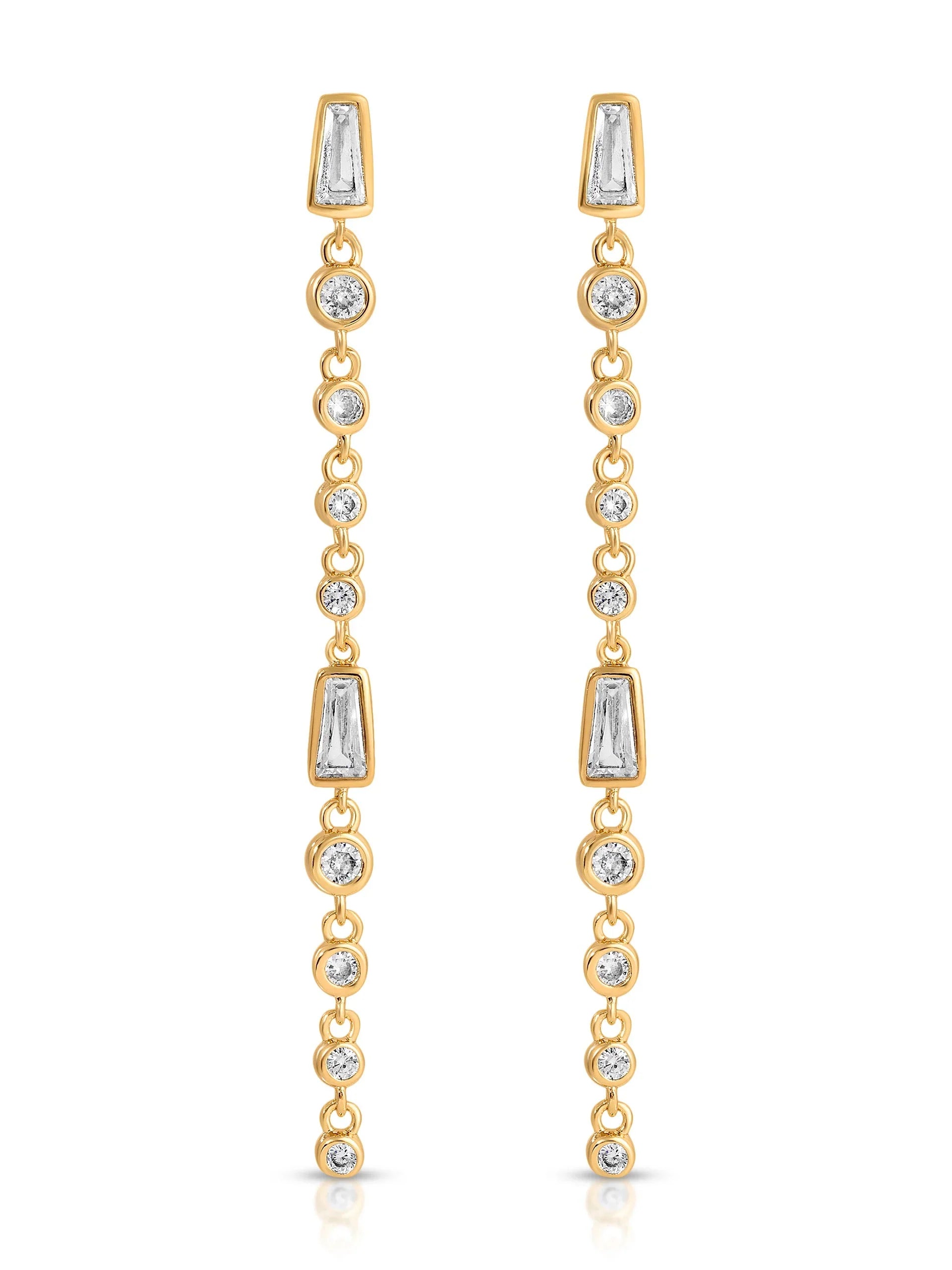 Crystal Linear Earrings